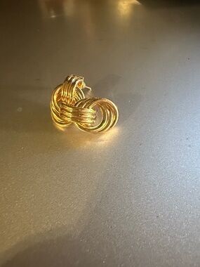 Classic Gold Knot Stud Earrings for Women